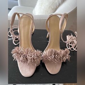 Ivanka Trump blush heel sandals